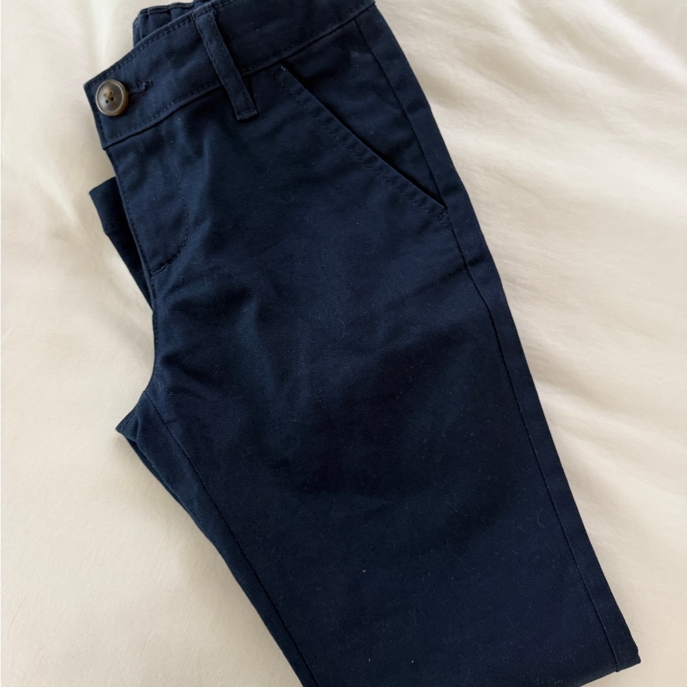 Old Navy girls uniform Boot-Cut Pants Navy